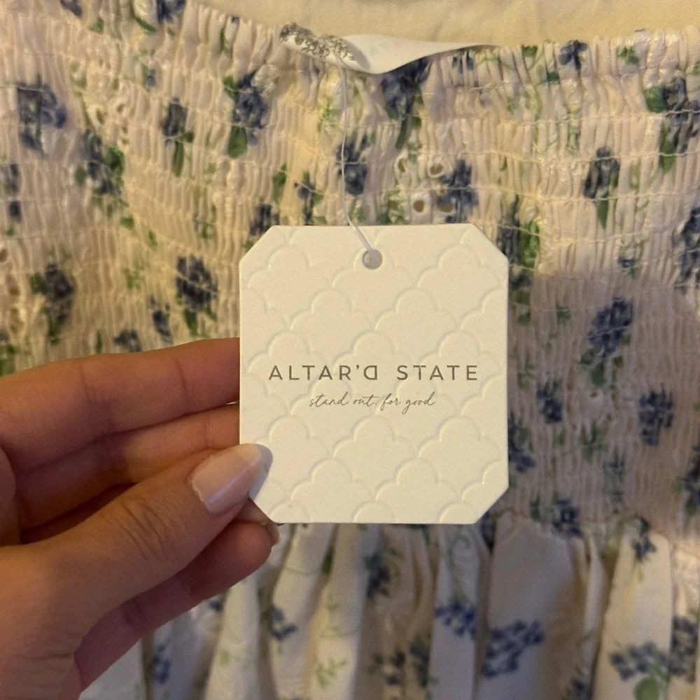 Altard state new with tags Ruth floral eyelet dress - Picture 5 of 5